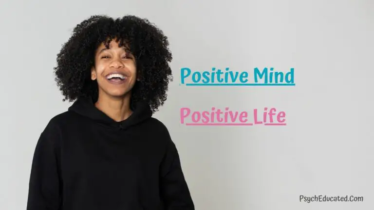 Positive mind- Positive life. Positive affirmation to achieve goals