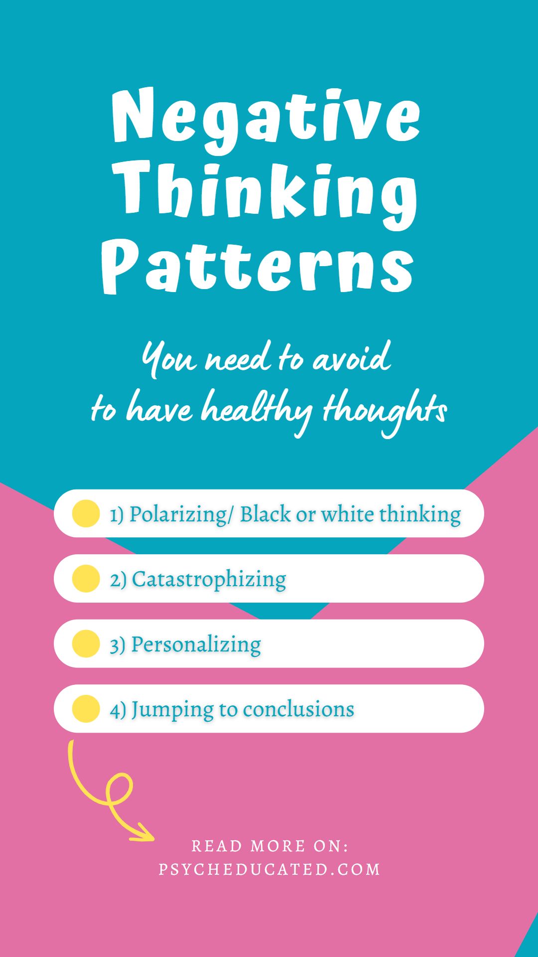 Negative thinking patterns