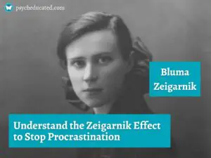Bluma Zeigarnik, the zeigarnik effect